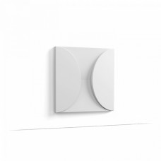 Гипсовая 3D-панель W107 CIRCLE 33x3x33см
