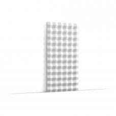 Гипсовая 3D-панель W115 СКЛОН/SLOPE 200x2x25см