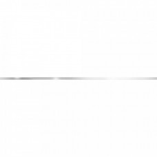 Бордюр глянцевая BWM71MET707 Metallic Glossy Silver 74x1 9мм  серый Alma Ceramica