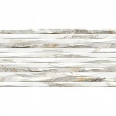 Керамическая плитка глянцевая Euphoria TWU2550EPH24 Рельефная 50x25 8мм  белый Alma Ceramica