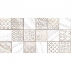 Керамическая плитка глянцевая Fresco TWU2550FRC14 Рельефная 50x25 8мм  белый Alma Ceramica