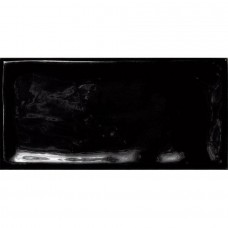 Керамическая плитка глянцевая Alfaro Negro Br. 15x8 9мм  черный El Barco