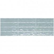 Декор глянцевая Music Azul Decor 30x8 9мм  голубой El Barco