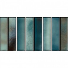 Керамическая плитка глянцевая Borealis Aqua 30x15 9мм  голубой El Barco