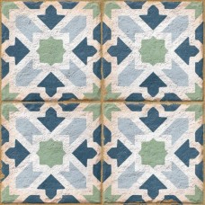 Керамогранит матовая Pattern ENPTR6008MT2020 Morocco Cobalt 20x20 8мм  многоцветный Ennface