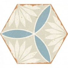 Керамогранит матовая Kaleidoscope ENPTR6037MT2225 Blue Matt 25x22 8мм  голубой Ennface