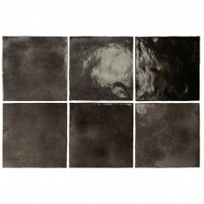 Керамическая плитка глянцевая Artisan 24462 Graphite 13x13 9мм  черный Equipe