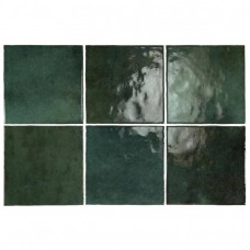Керамическая плитка глянцевая Artisan 24461 Moss Green 13x13 9мм  зеленый Equipe