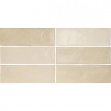 Керамическая плитка глянцевая Artisan 24465 Ochre 20x7 9мм  бежевый Equipe