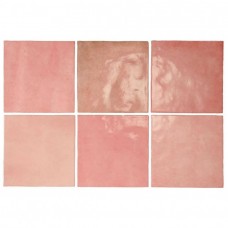 Керамическая плитка глянцевая Artisan 24456 Rose Mallow 13x13 9мм  розовый Equipe