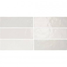 Керамическая плитка глянцевая Artisan 24464 White 20x7 9мм  белый Equipe