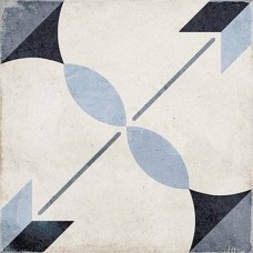 Керамогранит матовая Art Nouveau 24411 Arcade Blue 20x20 8мм  белый Equipe