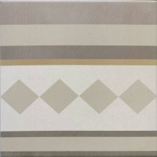 Декор матовая Caprice 20936 Loire Border 20x20 8.8мм  бежевый Equipe