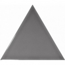Керамическая плитка глянцевая Scale 23817 Triangolo Dark Grey 12x11 9мм  серый Equipe