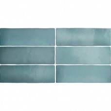 Керамическая плитка матовая Magma 24966 Aquamarina 20x7 9мм  голубой Equipe