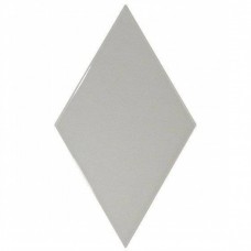 Керамическая плитка глянцевая Rhombus Wall 22750 Light Grey 26x15 9мм  серый Equipe