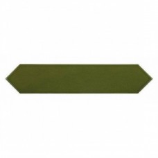 Керамическая плитка глянцевая Arrow 25827 Green Kelp 25x5 9мм  зеленый Equipe