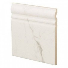 Плинтус глянцевая Bardiglio 23767 Skirting Light 15x15 8.5мм  белый Equipe