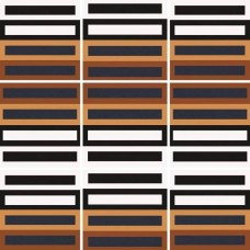 Керамогранит матовая Bauhome 27689 Domino Warm 20x20 9мм  черный Equipe