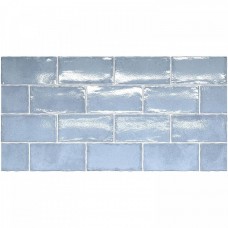 Керамическая плитка глянцевая Altea 27607 Ash Blue 15x8 9мм  синий Equipe