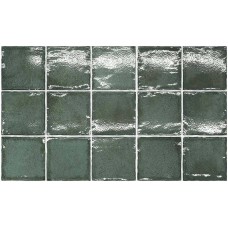 Керамическая плитка глянцевая Altea 27603 Pine Green 10x10 9мм  зеленый Equipe