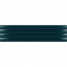 Керамическая плитка глянцевая Costa Nova 28487 Onda Glacier 20x5 9мм  синий Equipe