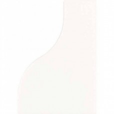 Керамическая плитка матовая Curve 28856 White Matt 12x8 9мм  белый Equipe