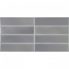 Керамическая плитка глянцевая Limit 27528 Gris 25x6 9мм  серый Equipe