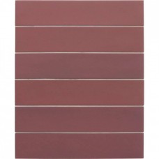 Керамогранит матовая Wadi 30055 Garnet 30x6 8мм  бордовый Equipe
