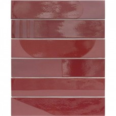 Керамогранит матовая Wadi 30170 Decor Garnet 30x6 8мм  бордовый Equipe