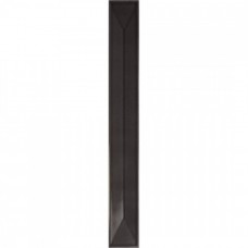 Керамическая плитка глянцевая Vitral 31158 Axis Black 40x5 8мм  черный Equipe