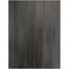 Керамическая плитка матовая Massimo 31578 Dark Black 40x5 9мм  черный Equipe