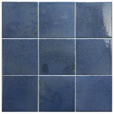 Керамогранит глянцевая Bohemian 32334 Dark Blue 10x10 8мм  синий Equipe