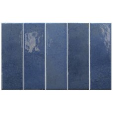 Керамогранит глянцевая Bohemian 32341 Dark Blue 19x6 7.5мм  синий Equipe