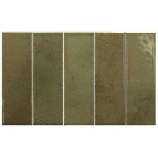 Керамогранит глянцевая Bohemian 32342 Bronze Green 19x6 7.5мм  зеленый Equipe