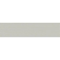 Керамическая плитка матовая Glenbrook Blanc Canvas Stripes 20x5 8мм  белый Estudio Ceramico