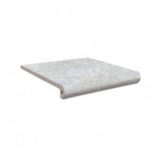 Ступень клинкерная плитка матовая Ardenas Peld Ml Cromo C-3 33x33 13мм  белый Exagres