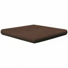 Ступень клинкерная плитка матовая Portland Fondant ML 33x33 14мм  коричневый Exagres