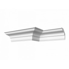 Гладкотянутый карниз Кт-396, 120Hx140мм