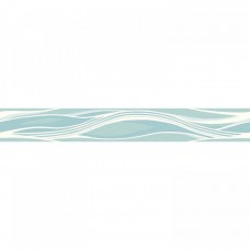 Бордюр глянцевая Fluence BW0WAV06 Wave 50x7 9мм  белый AltaCera