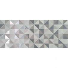 Керамическая плитка матовая Milano Mood fQDF Texture Triangoli Rt 120x50 8.5мм  серый FAP Ceramiche