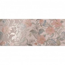 Керамическая плитка матовая Milano Mood fQDD Flower Cipria Rt 120x50 8.5мм  бежевый FAP Ceramiche