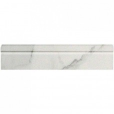 Бордюр матовая Roma fLZ0 Statuario London 30x6 10мм  белый FAP Ceramiche