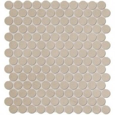 Мозаика матовая Color Now fMUC Tortora Round Mosaico 33x30 8.5мм  бежевый FAP Ceramiche