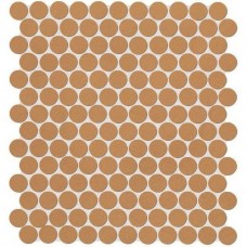 Мозаика матовая Color Now fMTY Curcuma Round Mosaico 33x30 8.5мм  коричневый FAP Ceramiche