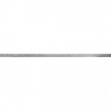 Бордюр глянцевая Lumina fLGO Cromo Silver Listello 56x2 9мм  серый FAP Ceramiche