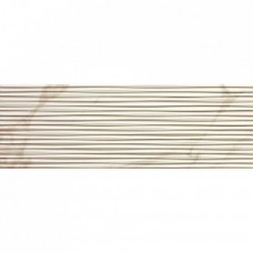 Керамическая плитка глянцевая Roma Diamond Fndx Line Calacatta Brillante 75x25 9мм  бежевый FAP Ceramiche