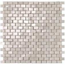 Мозаика глянцевая Brickell fNWR White Brick Mos. Gloss 30x30 8.5мм  белый FAP Ceramiche