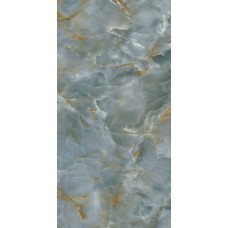 Керамогранит полированная Onyx INF3071 Blue Crystal Polished 120x60 6мм  синий Fondovalle