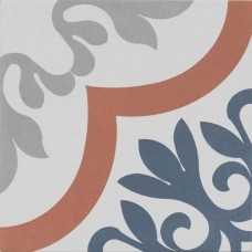 Керамогранит матовая D_20 F1 20x20 10мм  белый Gambini